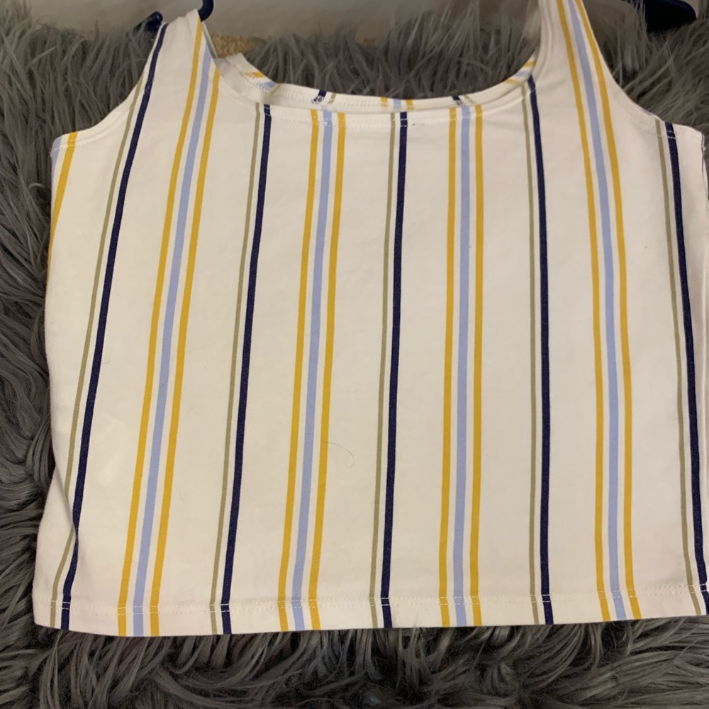 Striped crop top